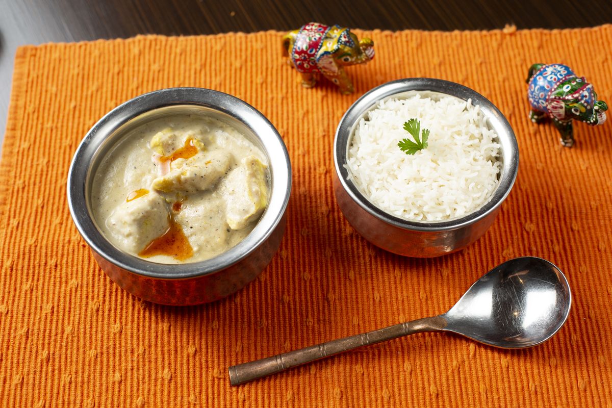 Chicken Korma at Mantraa Indian restaurant